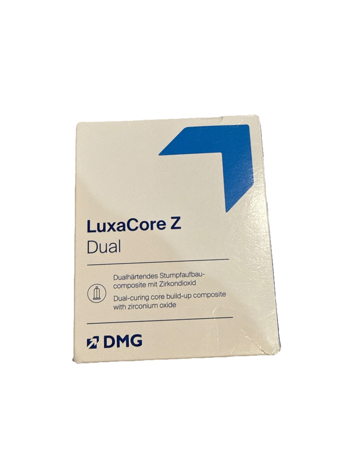 DMG LuxaCore Z-Dual Core Buildup Automix, Blue/Light Opaque/Natural A3