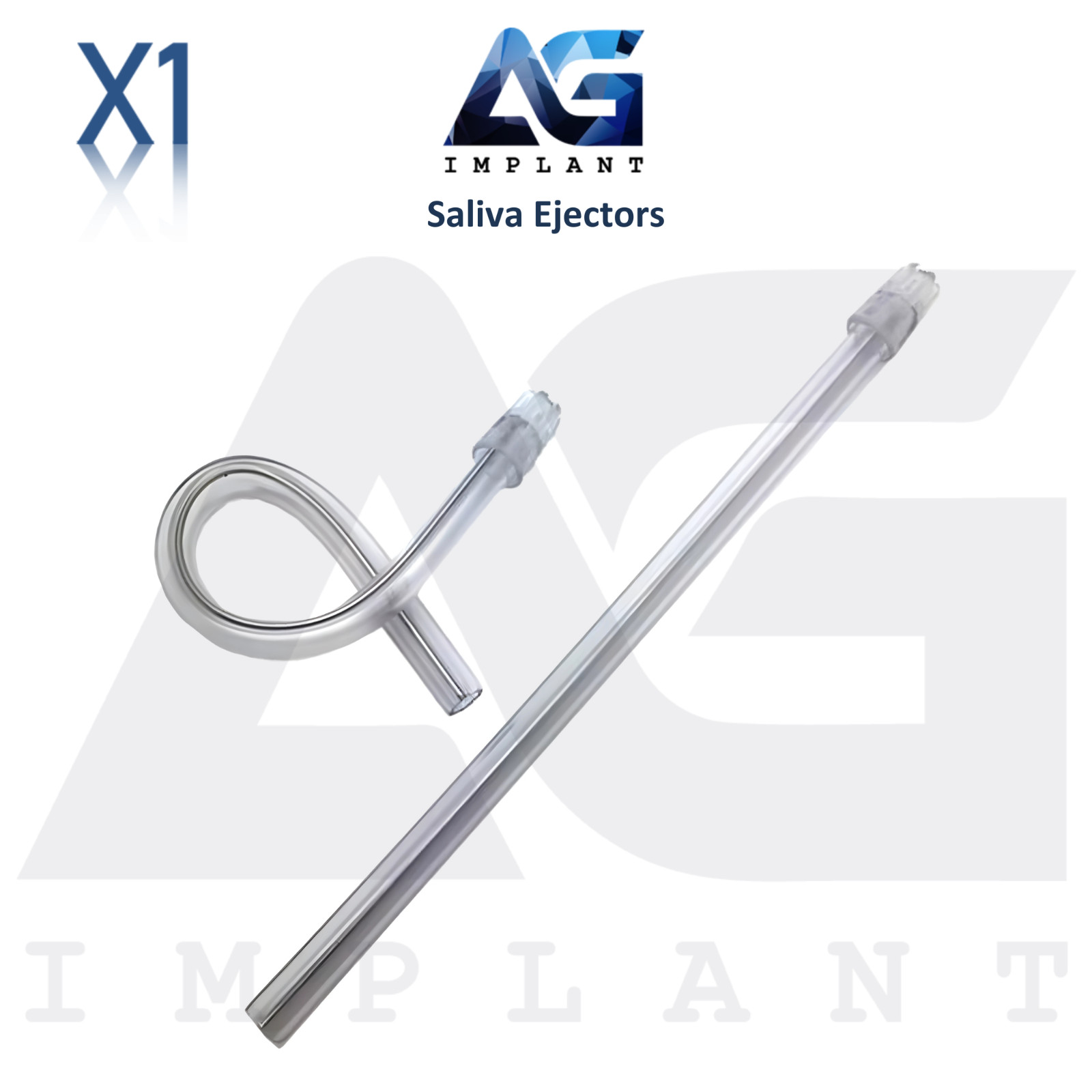 Saliva Ejectors Clear Flexible High Filtration Capacity Dental Supplies