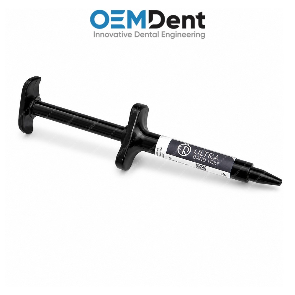 Reliance Ultra Band Lok Compomer Cement Non Fluoride Push Syringe 5g USA