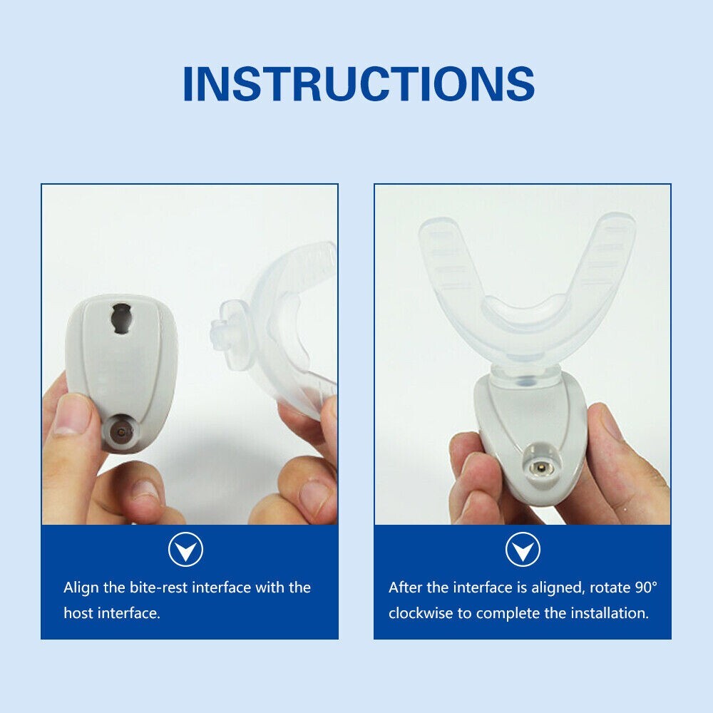 Dental Orthodontic Accelerator Teeth Massager Vibrator & 2 Brackets Tool Kit