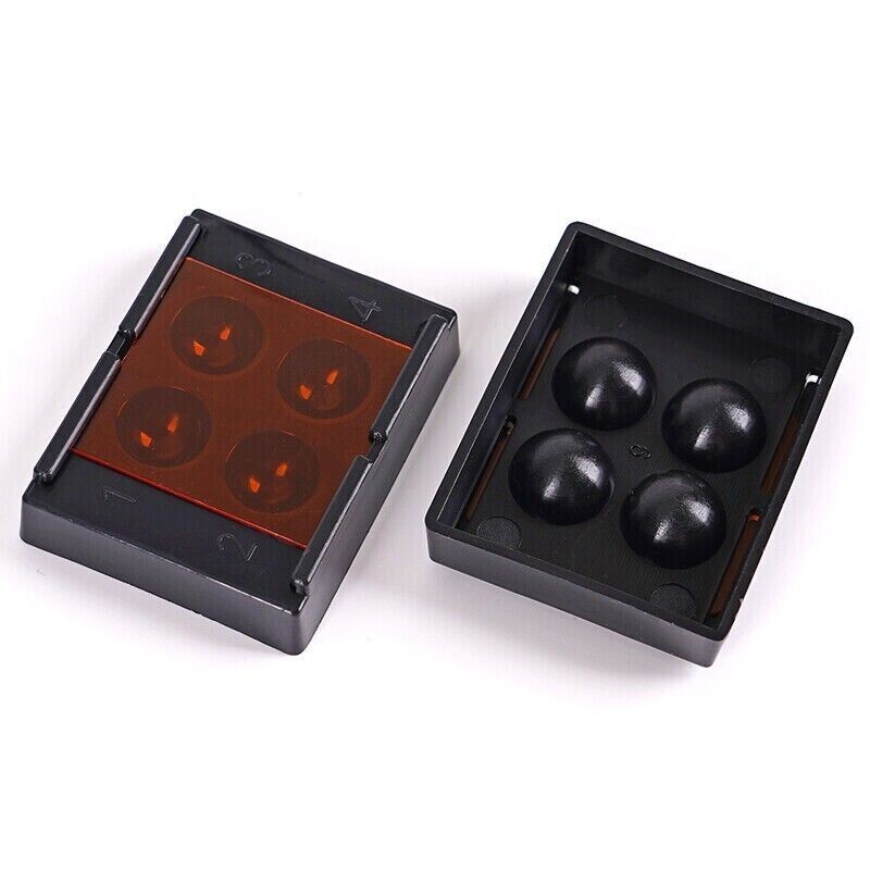 4 Well Dental Mixing Wells with Light Shield Cover Holes Palette Bonding Tray