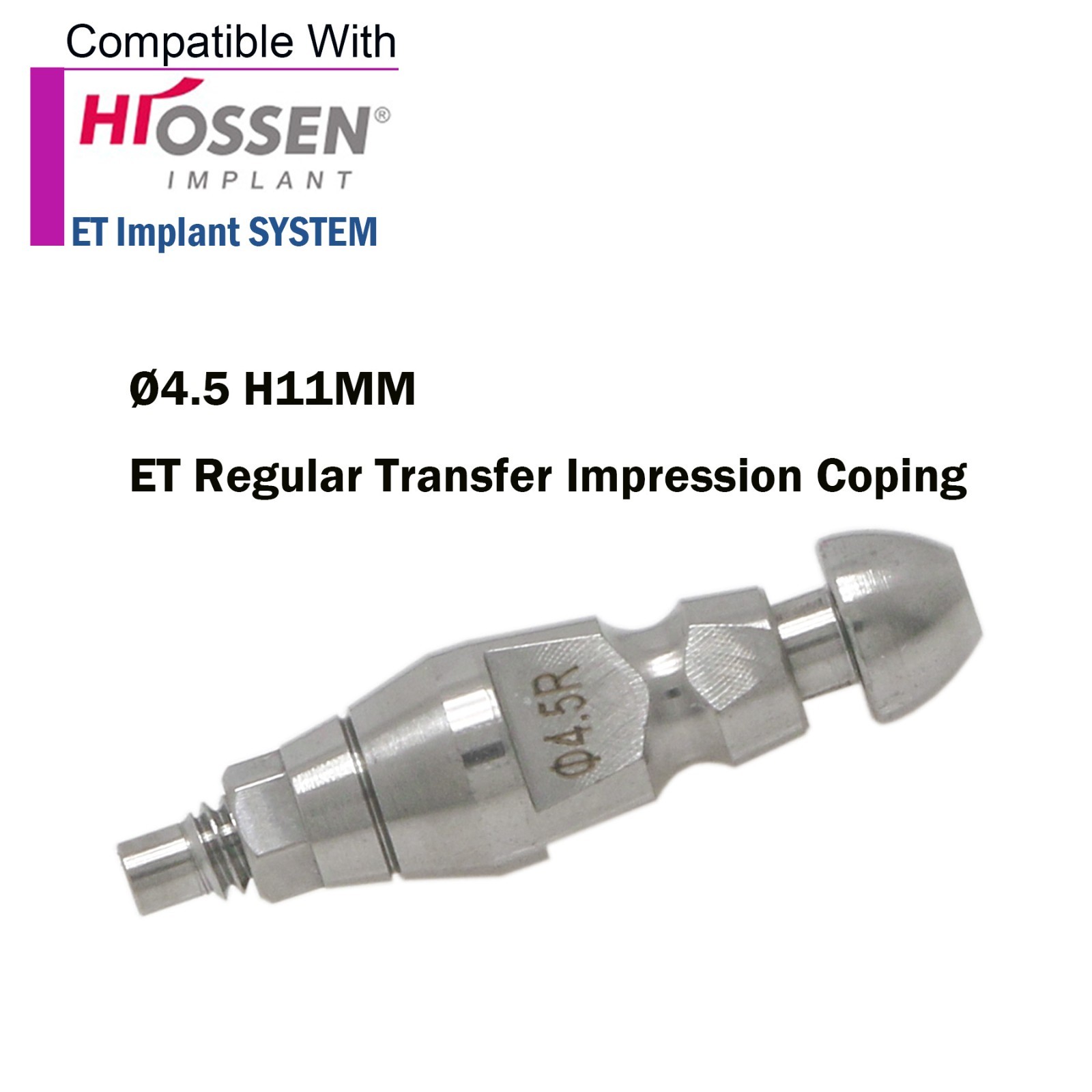 US Dental Hiossen Osstem M/R Transfer lmpression Coping Open/Closed Tray Analog
