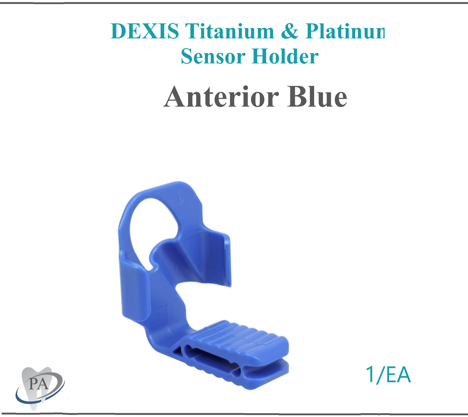 Dental X-ray DEXIS Sensor Titanium Holder Anterior Snap In, Periapical , 1/Ea
