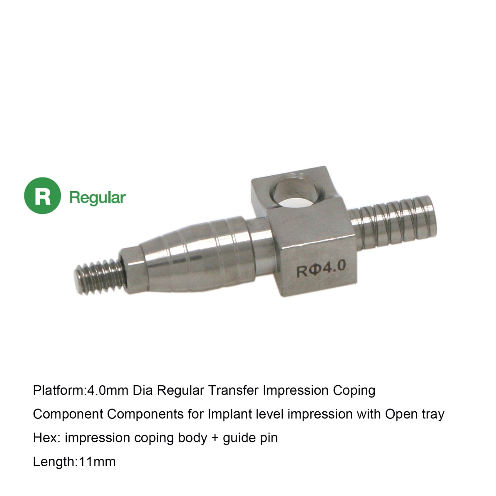 Dental Pick-Up Impression Coping &Guide Pin Mini Standard Fit Hiossen ET Implant