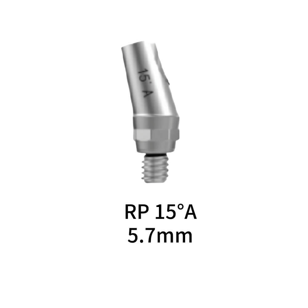 1PC Straumann Compatible RP Octagon 15° Angled Abutment Type A 5.7mm