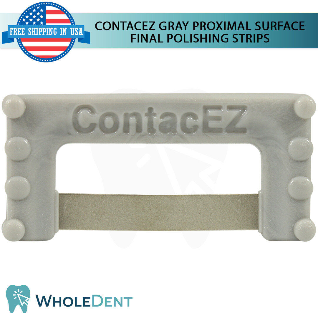 ContacEZ Gray Proximal Surface Polisher 8 Strips Restorative Final Polishing