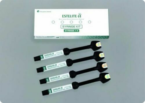 3 X Tokuyama Dental Estelite Alpha Syringe Kit of 4 Syringes LONG EXPIRY