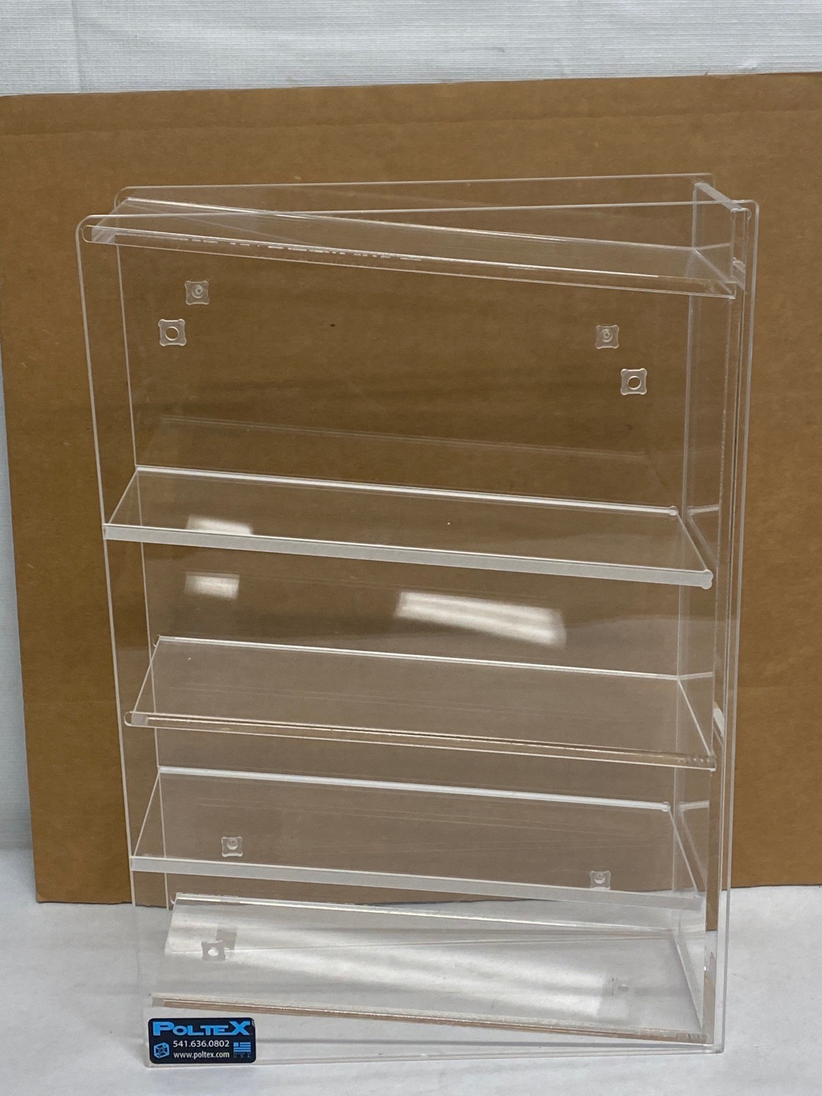 POLTEX Countertop Acrylic Serological Pipette Holder 4-Shelves RGSRPIPAC
