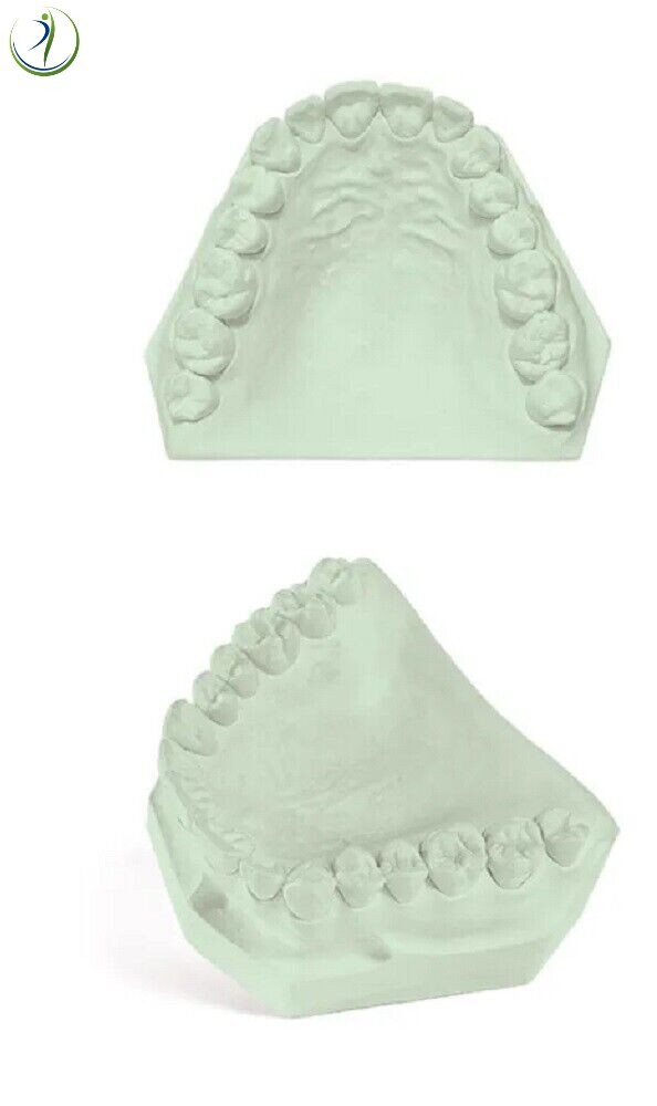 DENTAL LAB GYPSUM DIE STONE GREEN TYPE IV STRONG COMPOUND 5 Lbs. RE-SEALABLE BAG