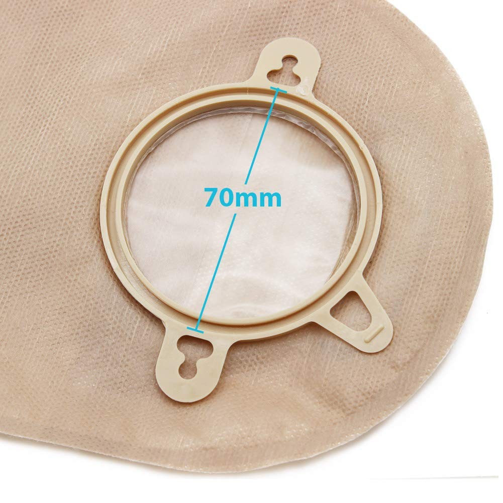 LotFancy Colostomy Bags, 10PCS Two-Piece Drainable 10 Count (Pack of 1)