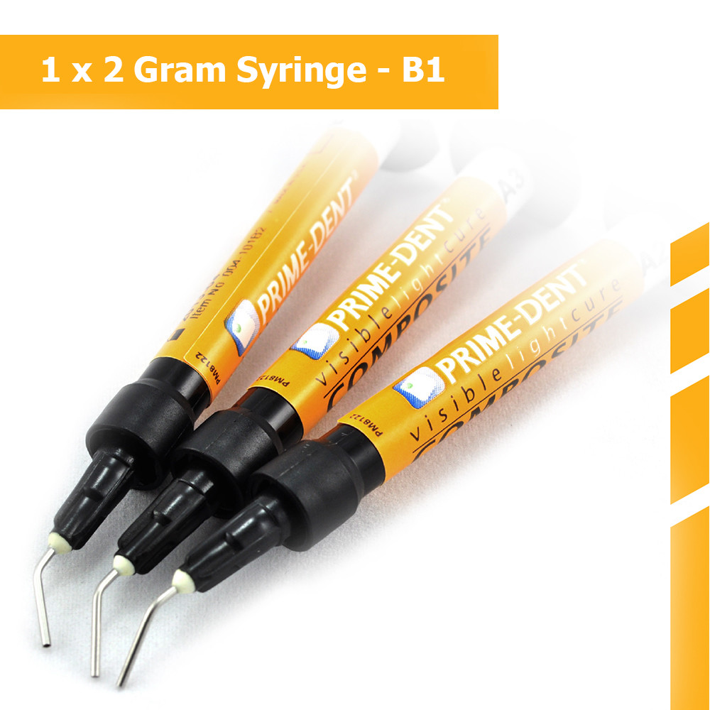 Prime Dent VLC Light Cure Flowable Composite B1 – 2 gram syringe 004-101B1