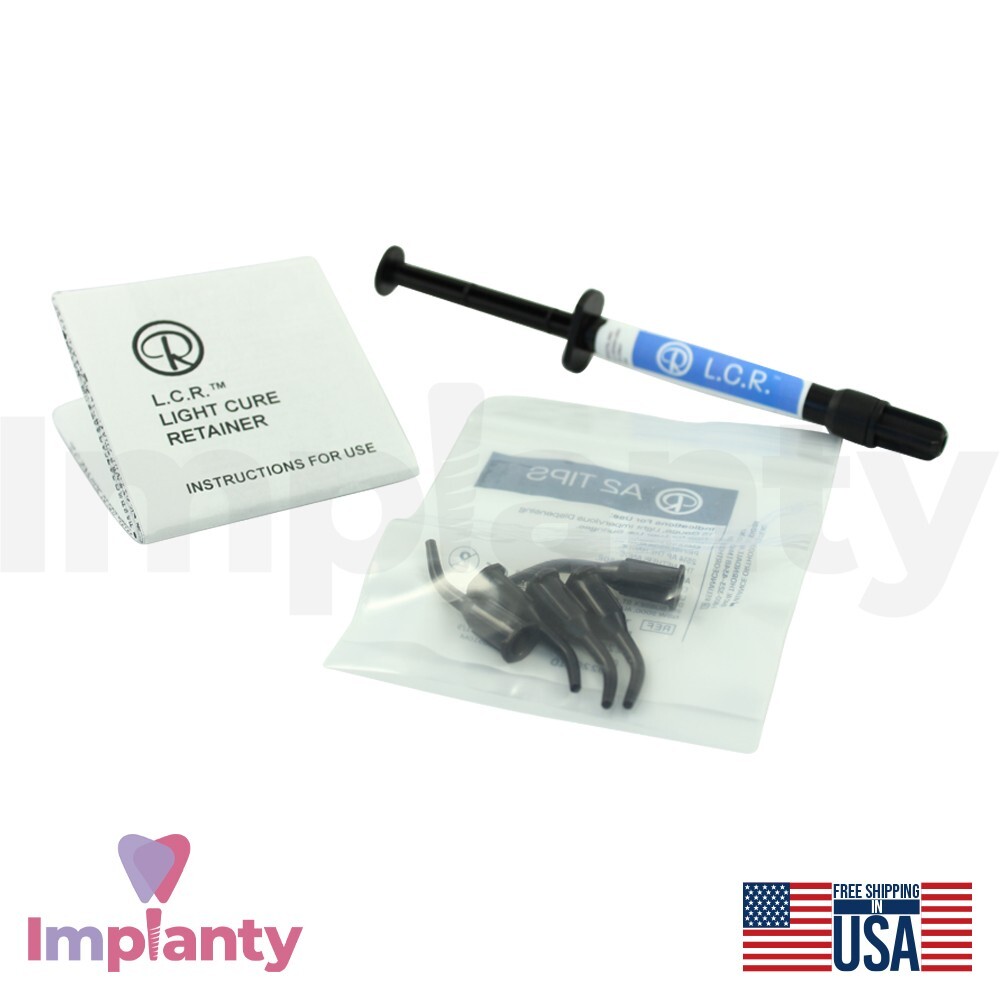 Reliance Ortho L.C.R. Light Cure Retainer Adhesive Syringe 5g Dental Bonding