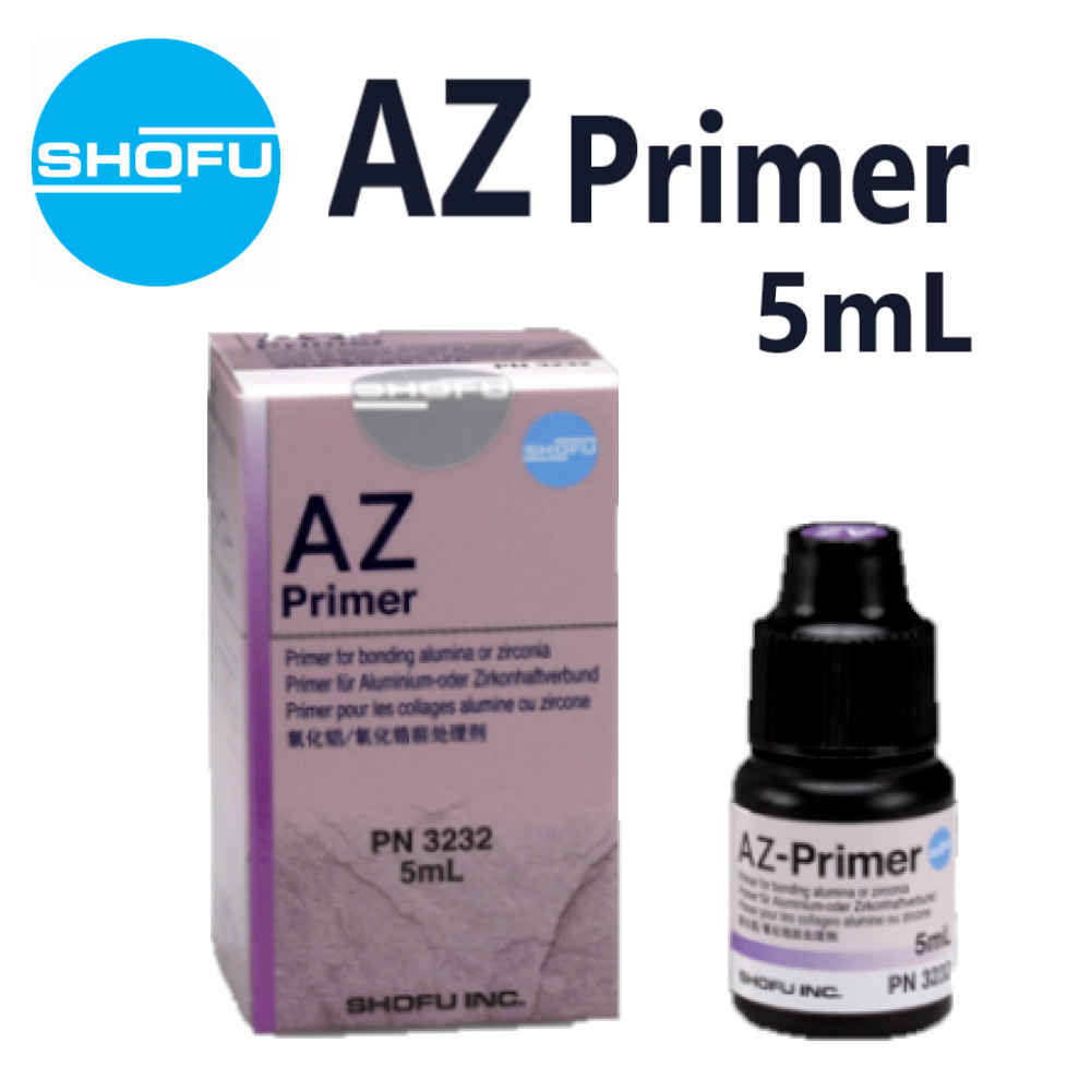 Shofu AZ Primer Zirconia Aluminia Metal Primer Bottle of 5ml Dental (Free Ship)