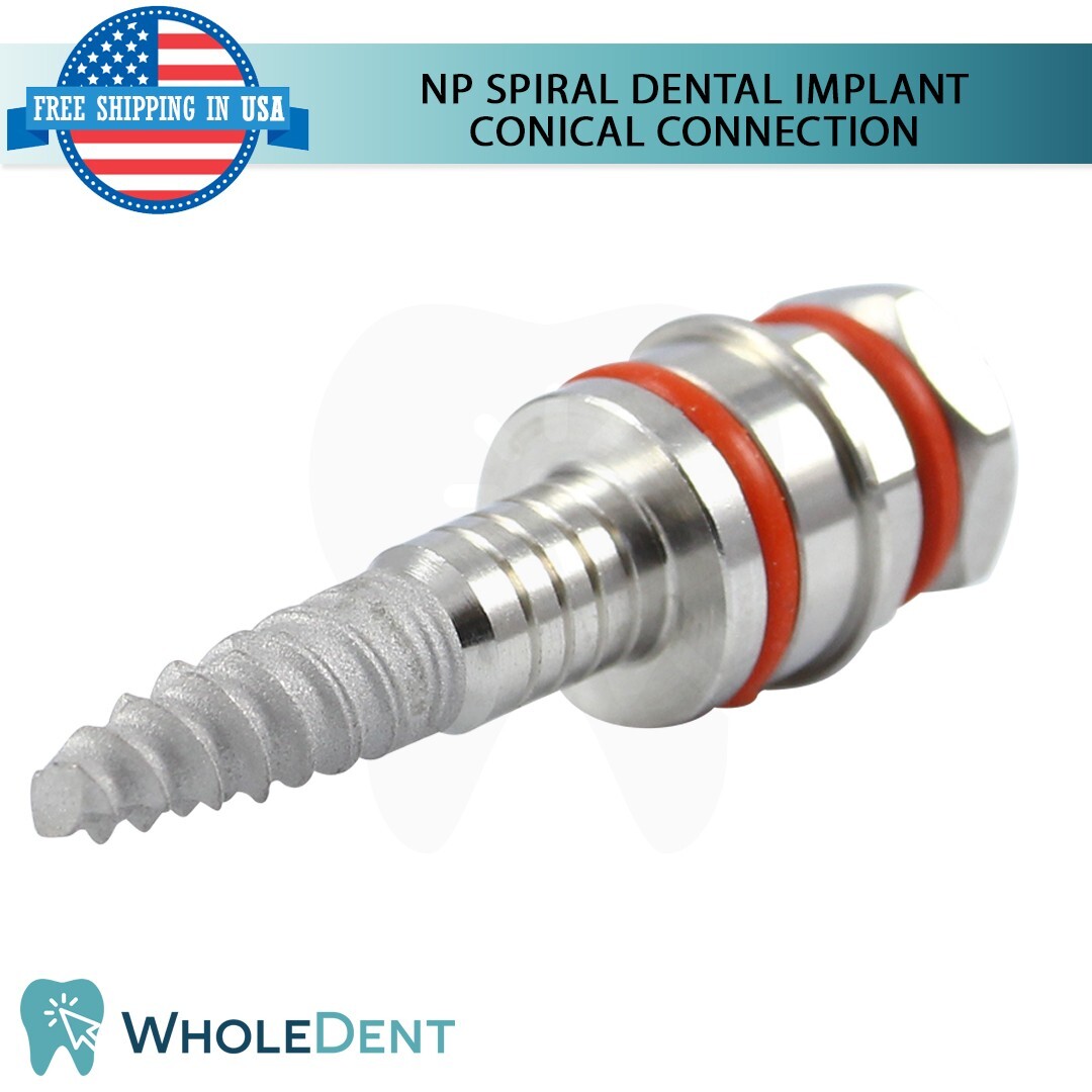 X5 Narrow Platform Spiral Conical Connection Hex 2.25mm Dental Titanium Sterile