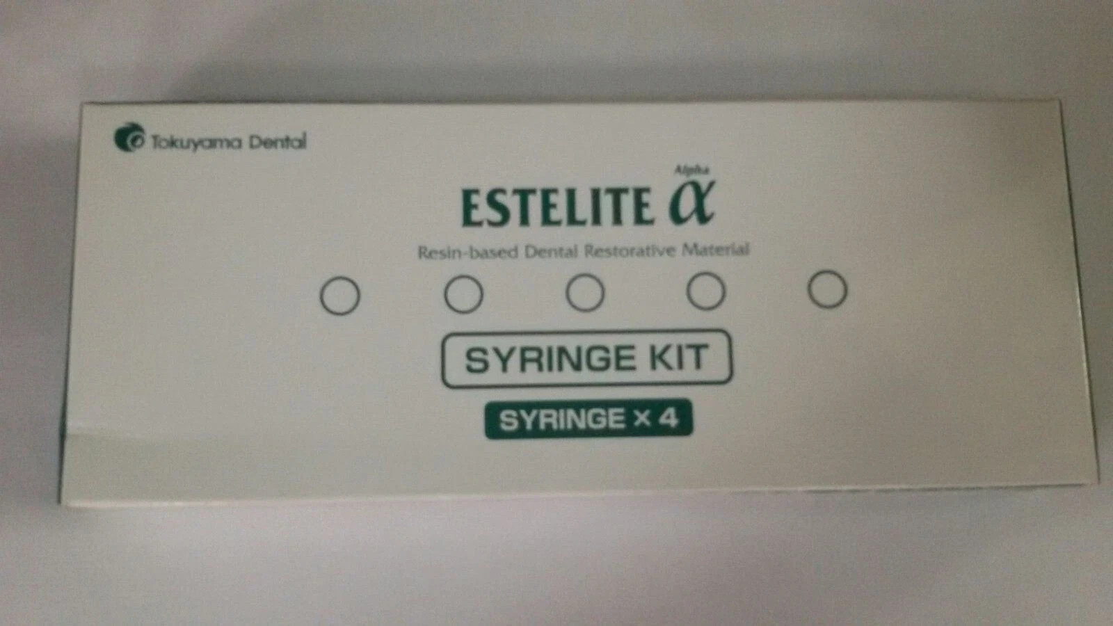 Tokuyama Estelite Alpha Dental Composite Kit 4 x 3.8gm (Free Ship)