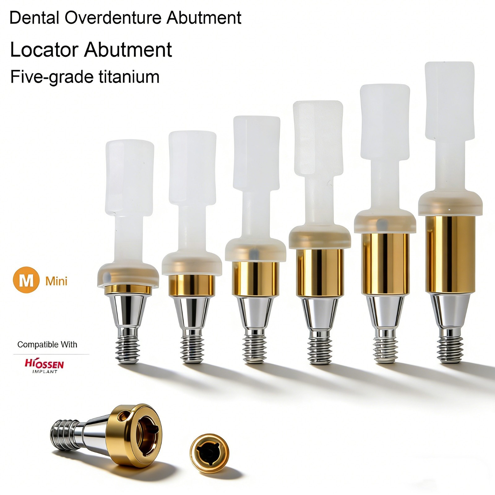 US Multi system Dental titanium Implant Locator Abutment & Male Retention Insert