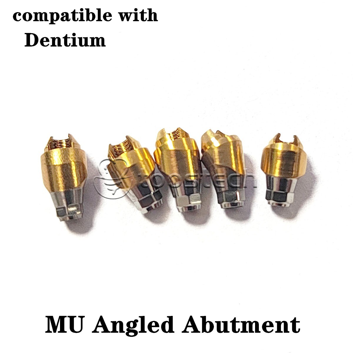 5 pcs MU Angled Abutment compatible with Den-tium superline platform D4.5