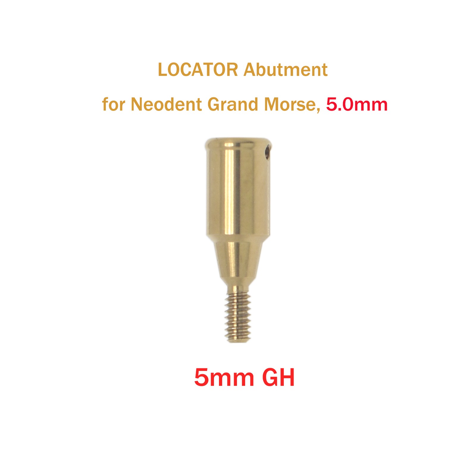Locator Overdenture Abutment & Male Caps Kit for Neodent GRAND MORSE GM Tools