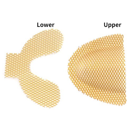 Dental Lab Grid Strengtheners Reinforcement Mesh 6 Pair Gold Plated Upper Lower
