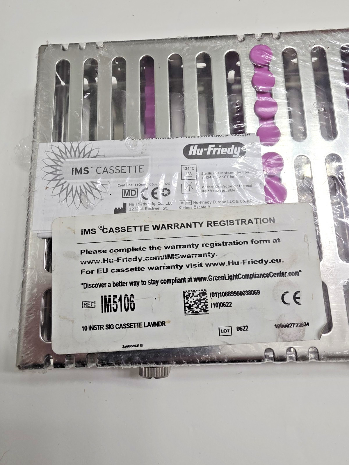 IM5106, INSTRUMENT CASSETTE PURPLE SMALLS SIGNATURES SERIES 10 HU FRIEDY, NEW