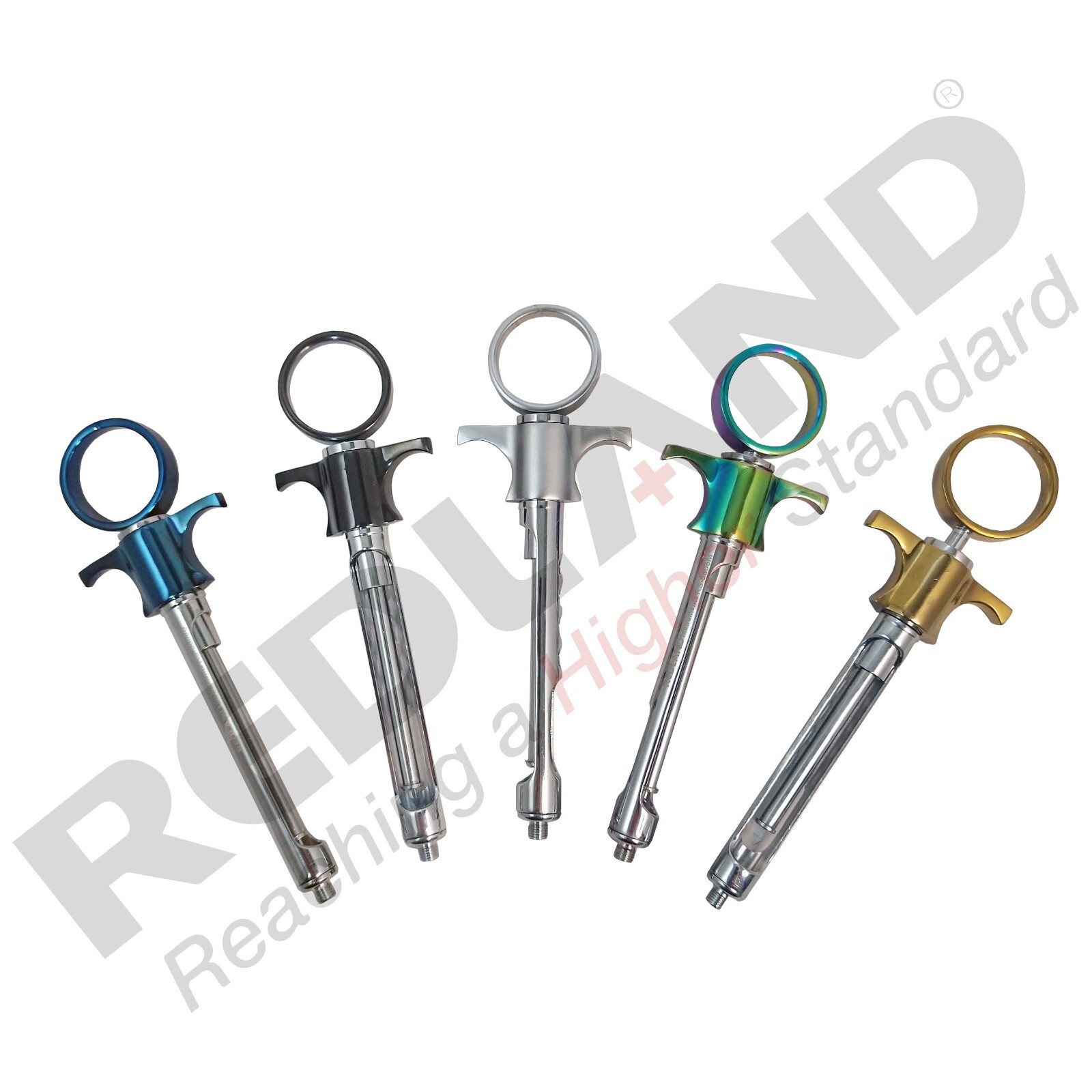 REDLAND CW Style Dental Std Anesthetic Aspirating 1.8mL Syringe 5 colors
