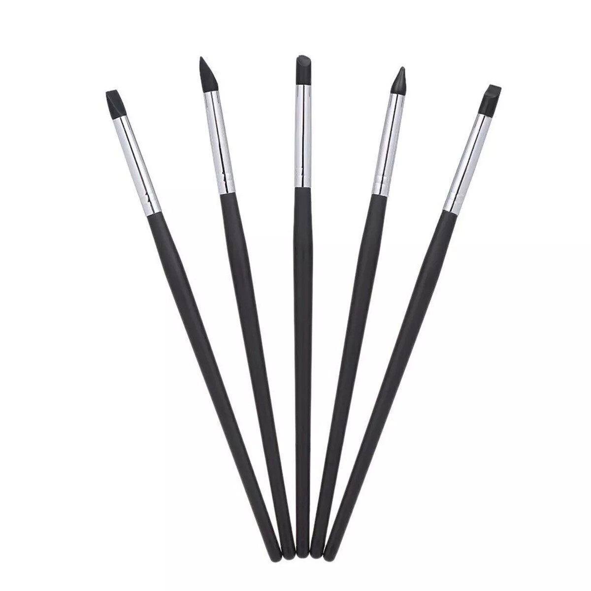 Black Dental Composite Resin Veneer Cement Porcelain Brushes Silicone Brush Pen