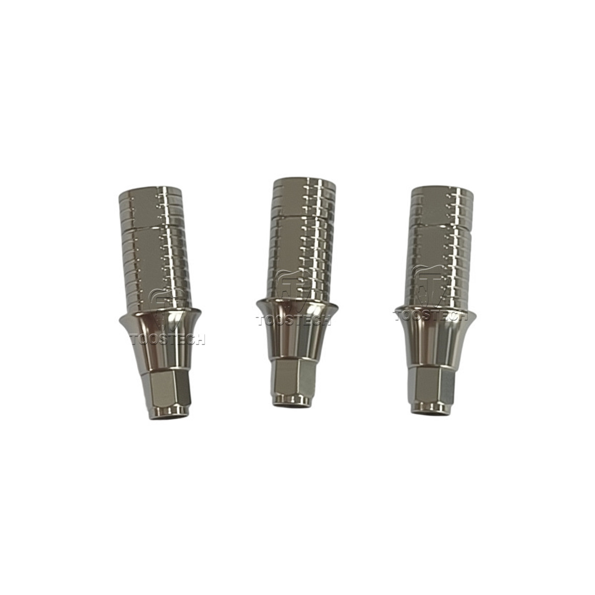 6pcs Ti base Tianium base CAD CAM ti-base fits Neodent GM platform D4.0