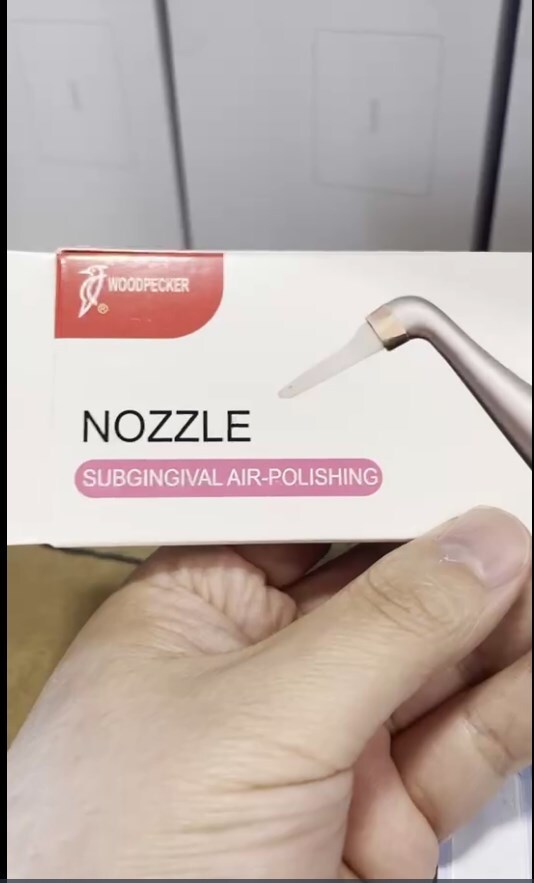 Woodpecker Dental 1pc Subgingival Handpiece for Air Polisher 10 Nozzle AP-2 PLUS