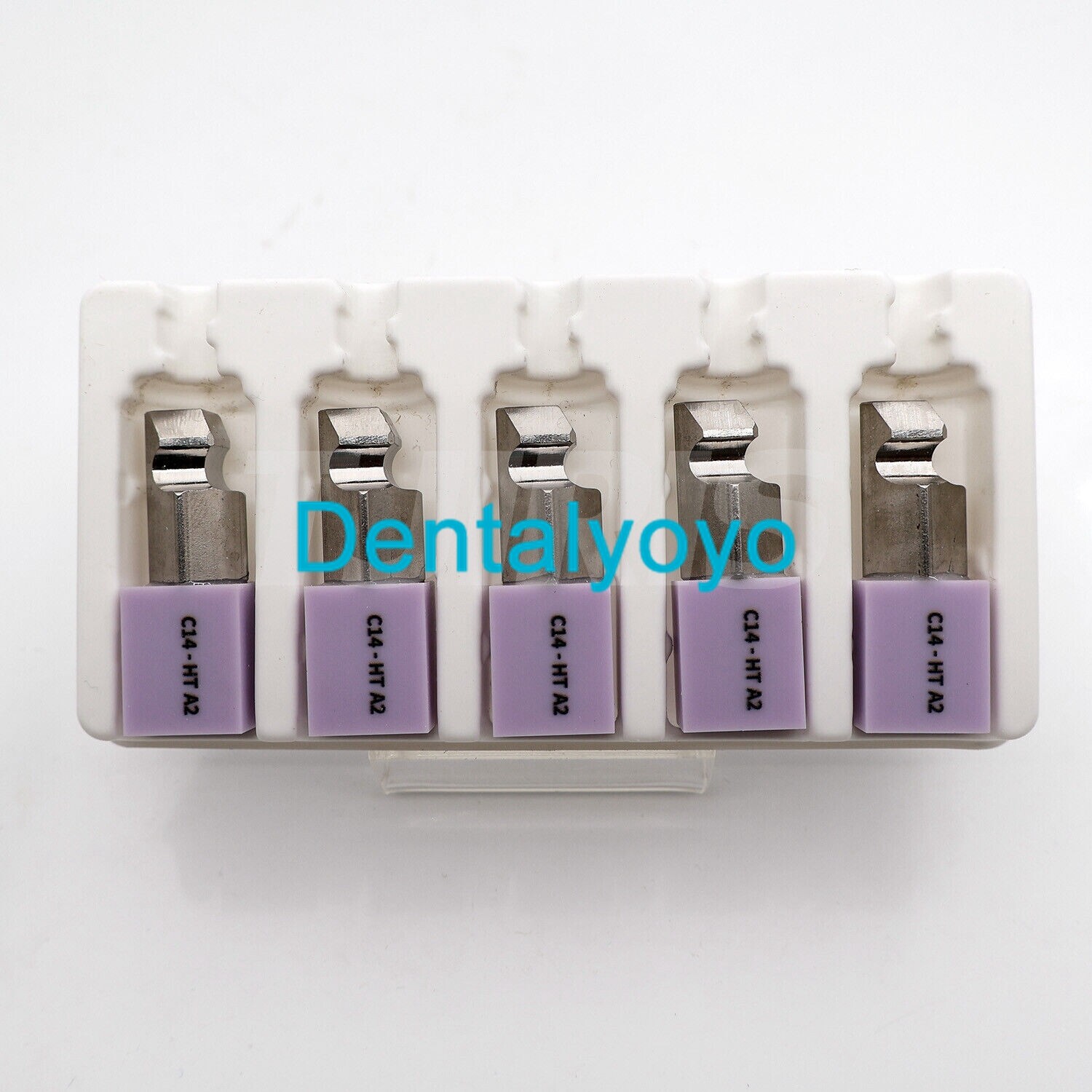 5Pcs C14 Dental Lithium Disilicate Ceramic Blocks Blanks Materials for Planmeca