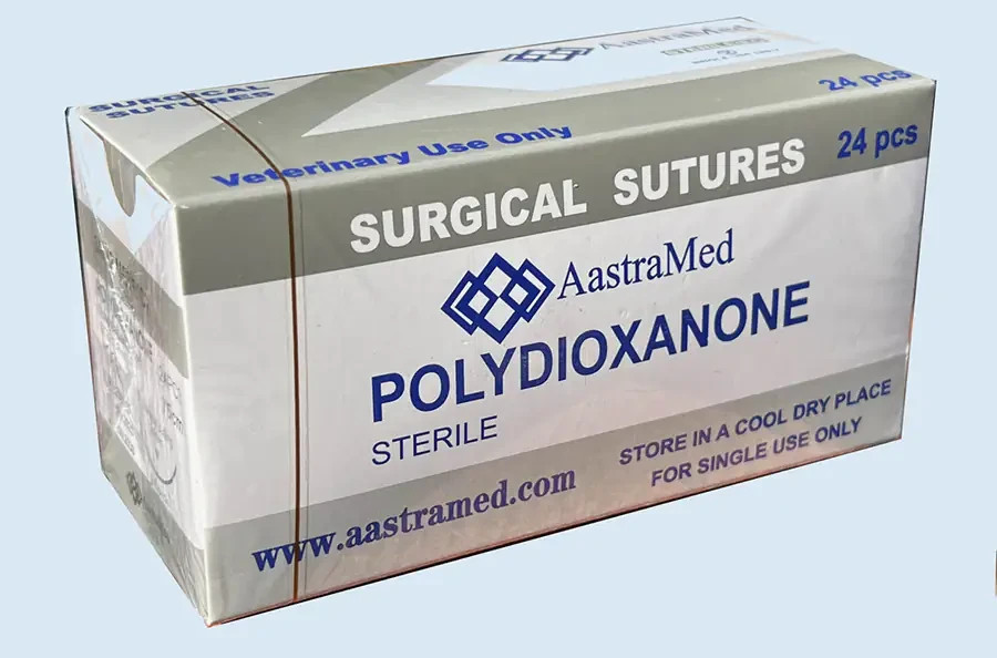 0/0 PDS/PDO Suture Veterinary Dental 72ct (3 Boxes) Polydioxanone surgical