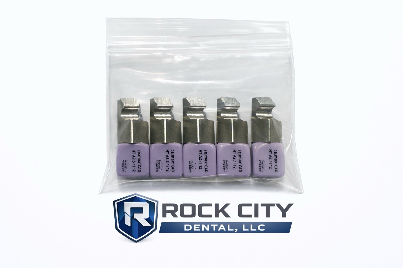 IPS e.max CAD HT Blocks – Mixed Shade Lot (5 Total)