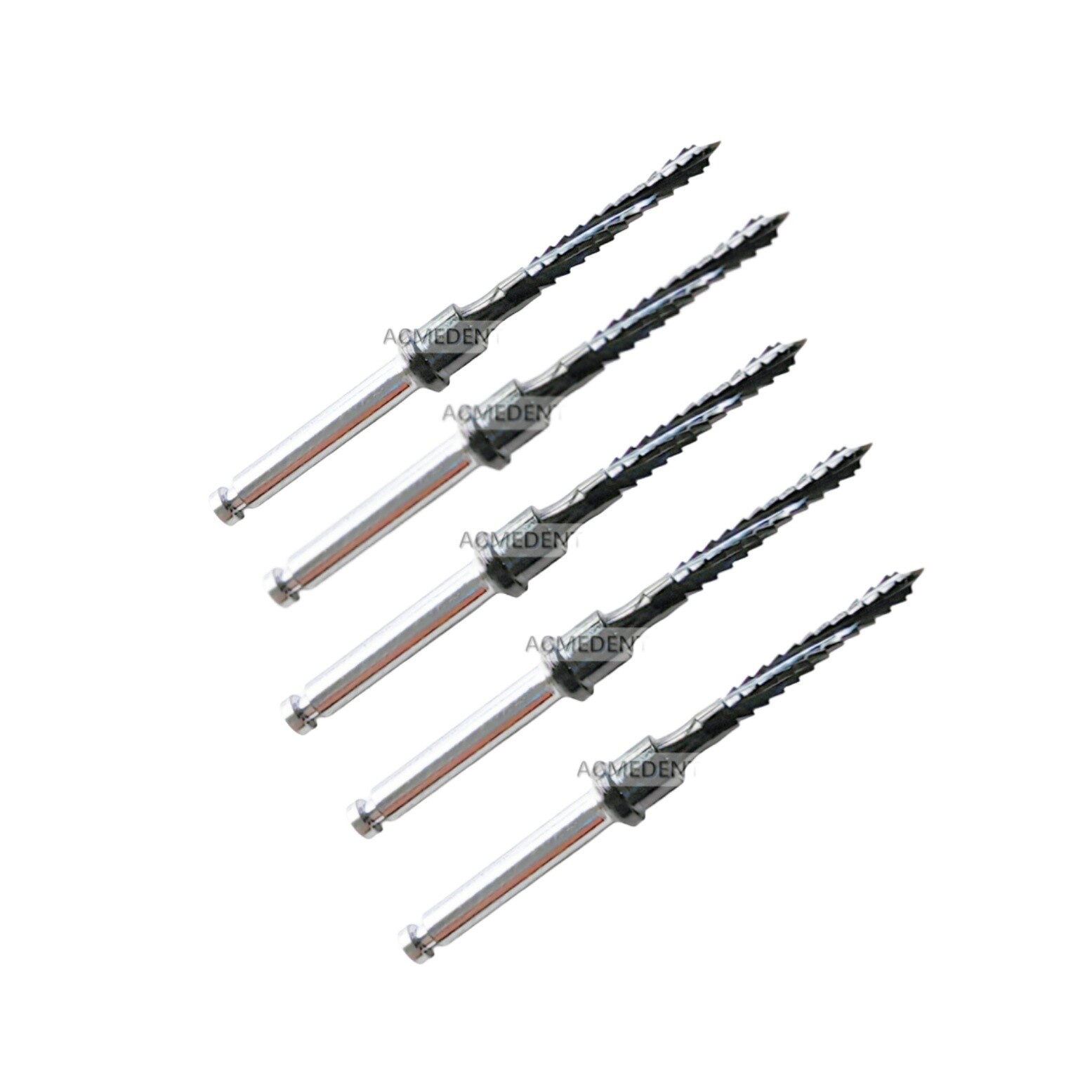 5Pieces Dental Lindemann Drill Side Cutting Bur Burr Crosscut 2.0 Sharp