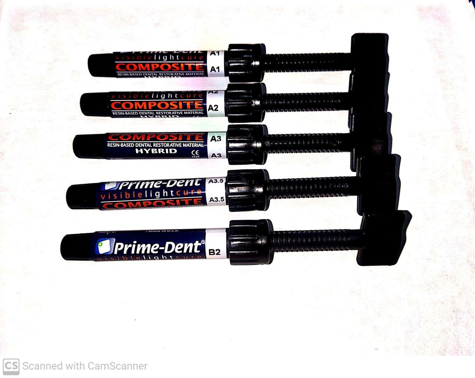 PrimeDent VLC Resin Based Hybrid Dental Restorativ Composite 4.5g VARIOUS SHADES