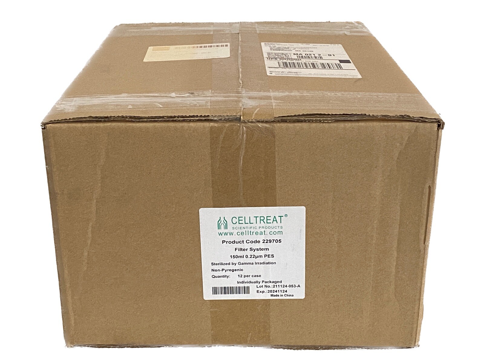 (12/Cs) CELLTREAT 150mL PS Filter System 0.22um PES 50mm D Sterile 229705