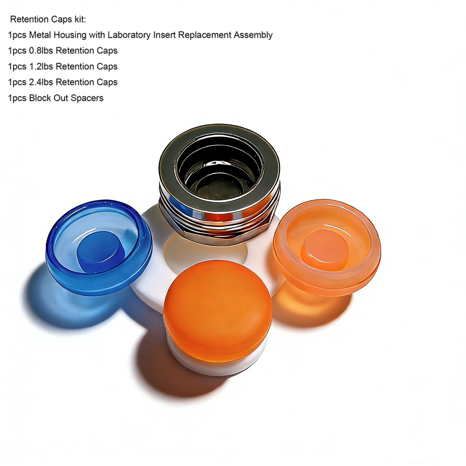 US Locator Classic Replacement Male Caps Retention Inserts 0.8/1.2/2.4lbs Set