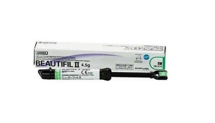 SHOFU Beautifil II 4.5g Composite Fluoride Releasing Shade BW Bleach White