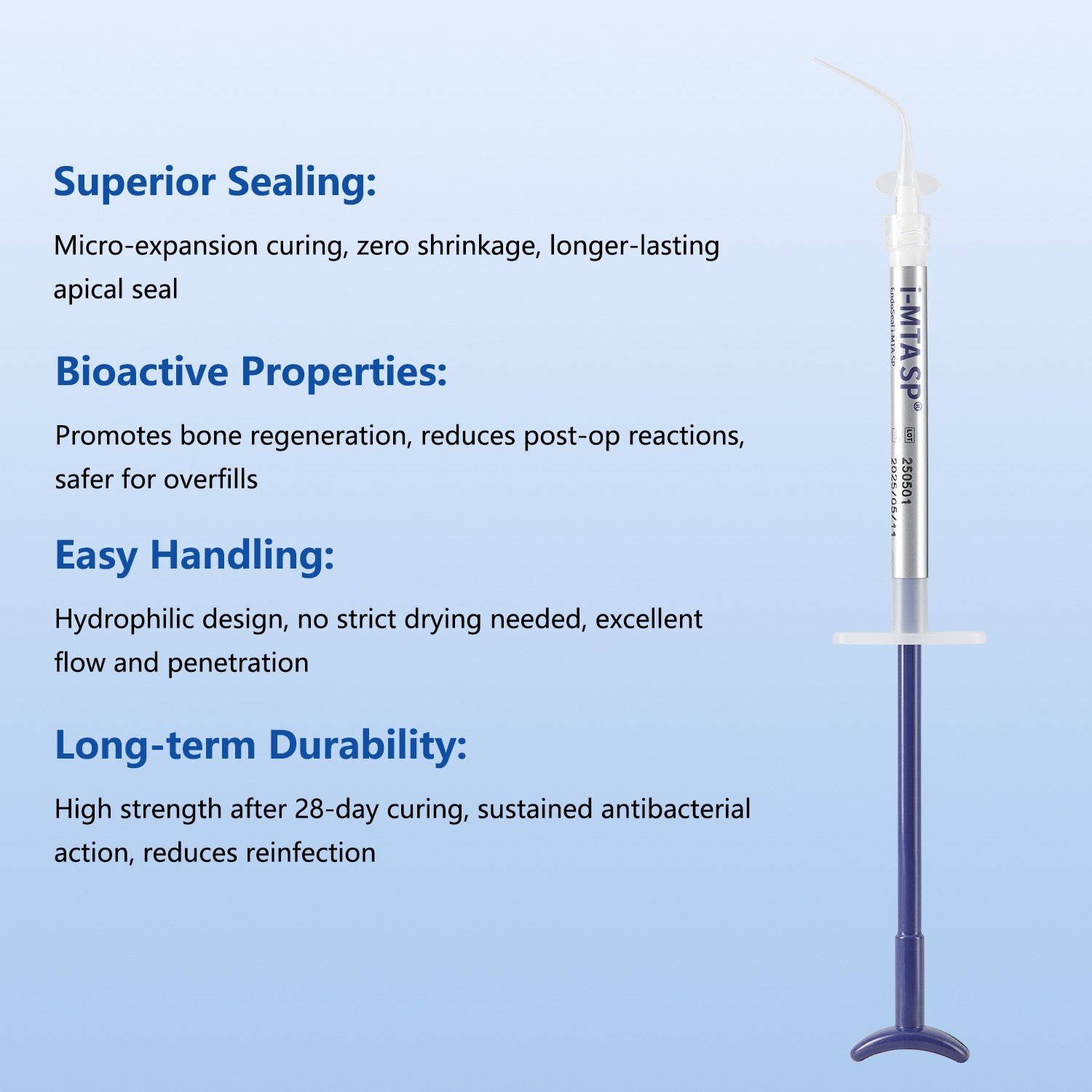i-MTA SP Root Canal Repair Dental Filling Material Endodontic Bioceramic Sealer