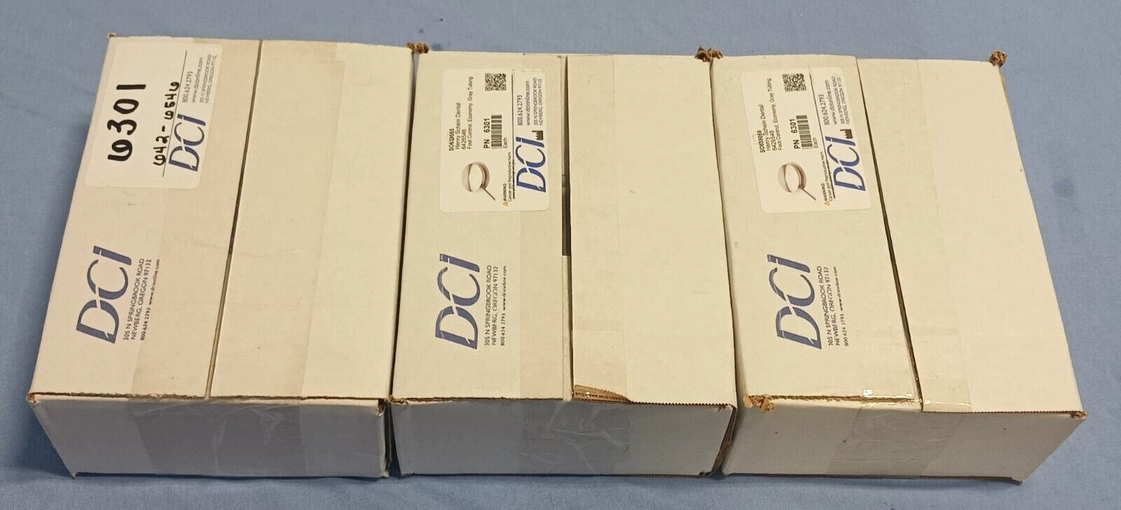 *LOT OF 3* DCI Henry Schein Dental 6301 Gray Tubing Foot Control 642-6546