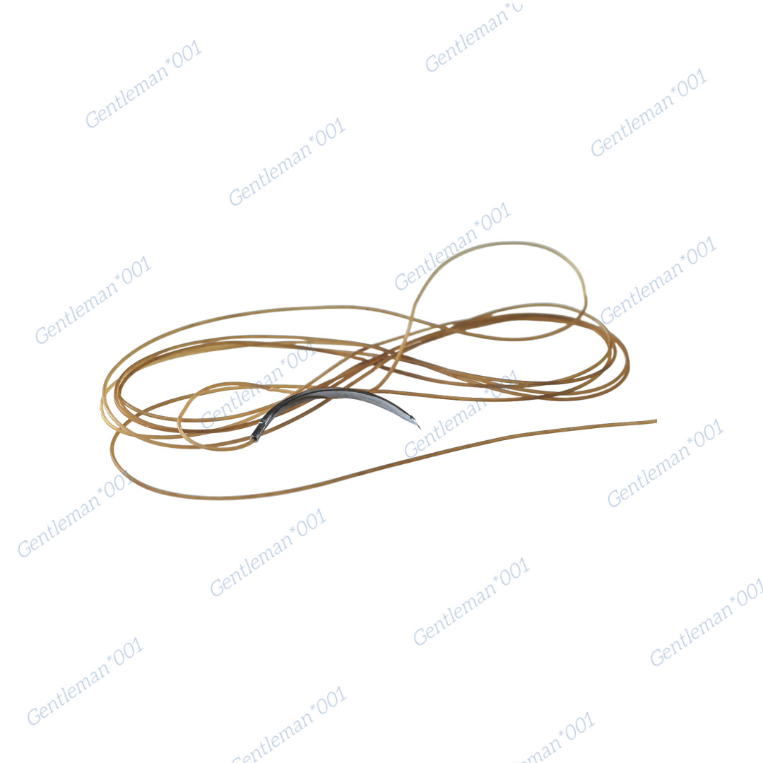 Absorbable Dental Oral Surgical Sutures CHROMIC GUT 3/0 Natural Needled 3/8