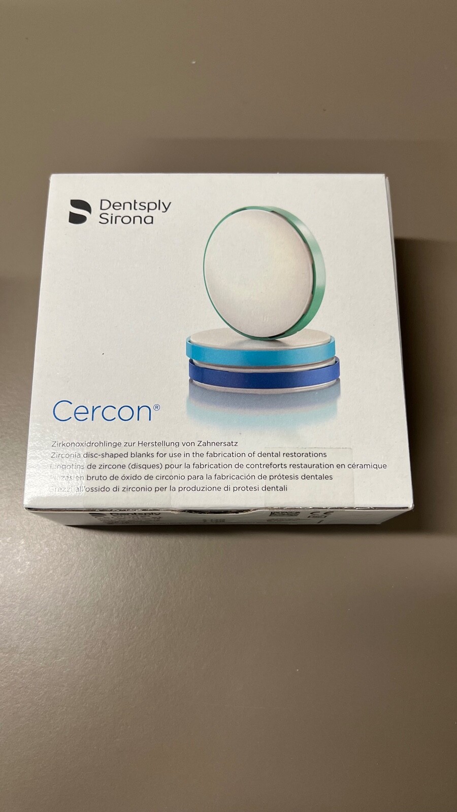Cercon XT zirconia Various Shades and Sizes