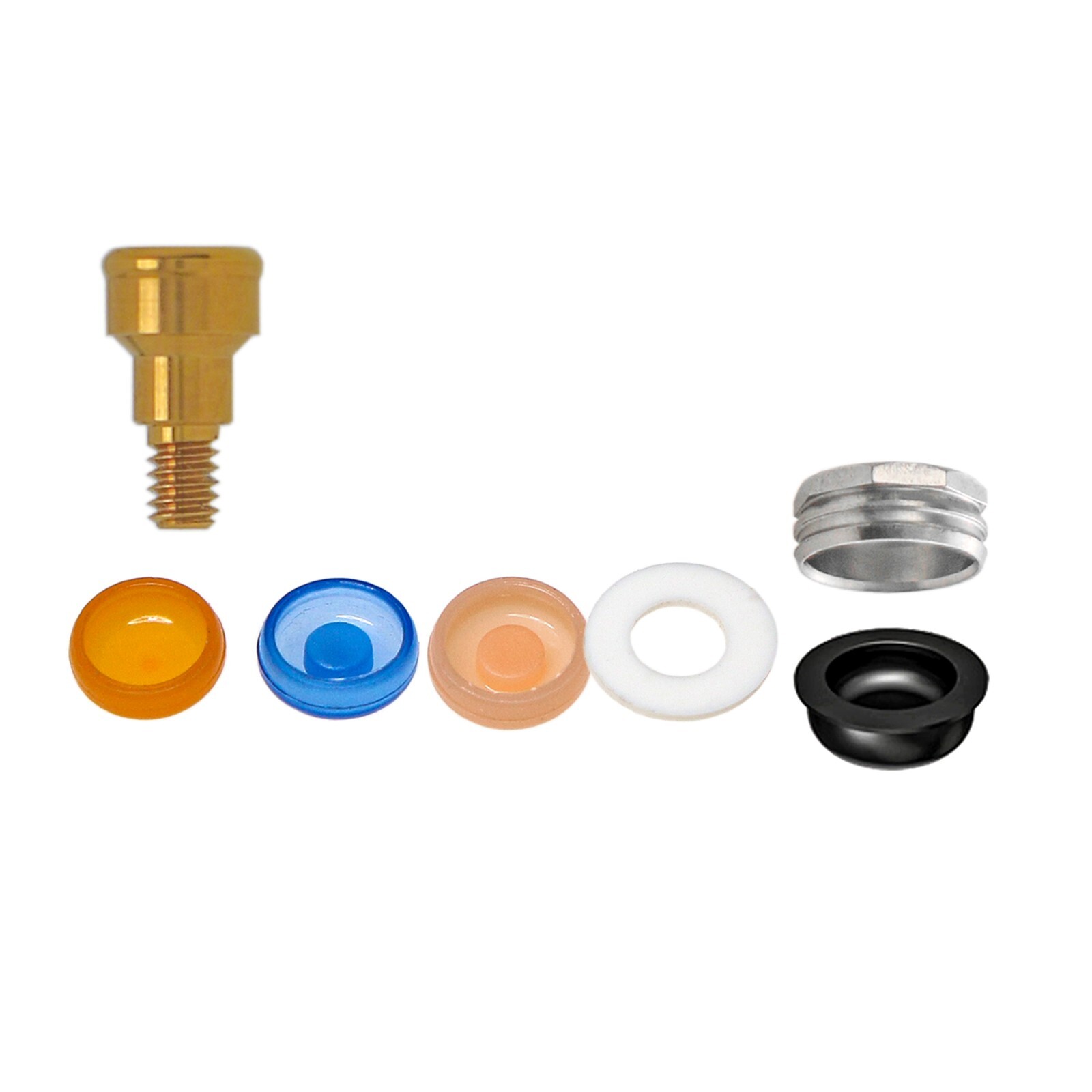 US Locator Abutments 1-5mm & Retention Caps Fits ZIMMER Screw-Vent 3.5 Platform