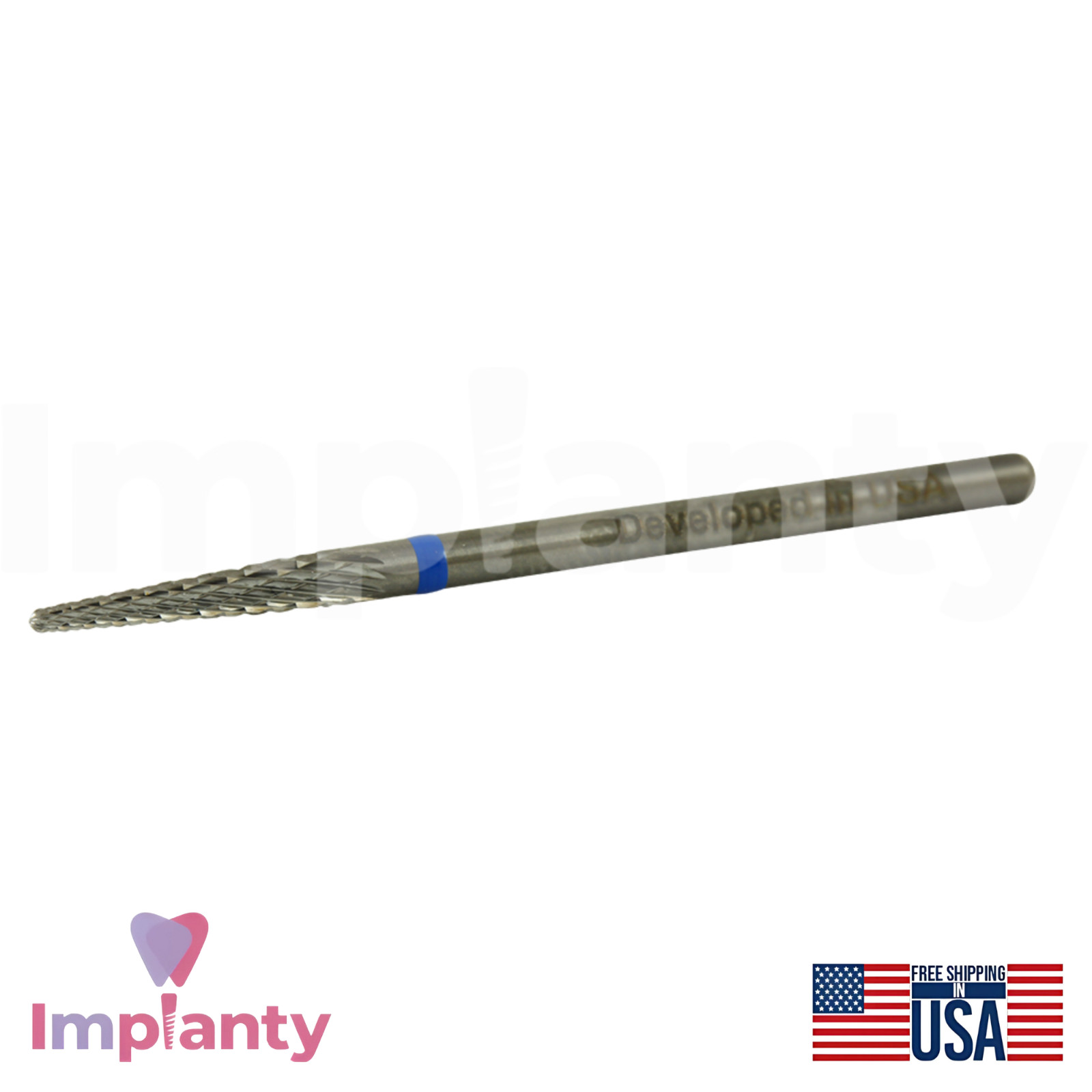 Cross Cut Standard Carbide Dental Bur Ø2.3mm x 14.5mm 5000330 Dentistry Tool