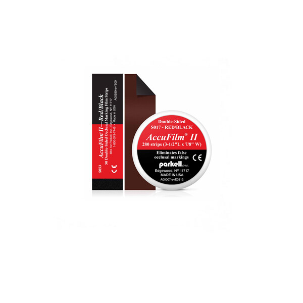 Parkell Accu Film II double-sided Red/Black Black/Black Red/Red 280 strips