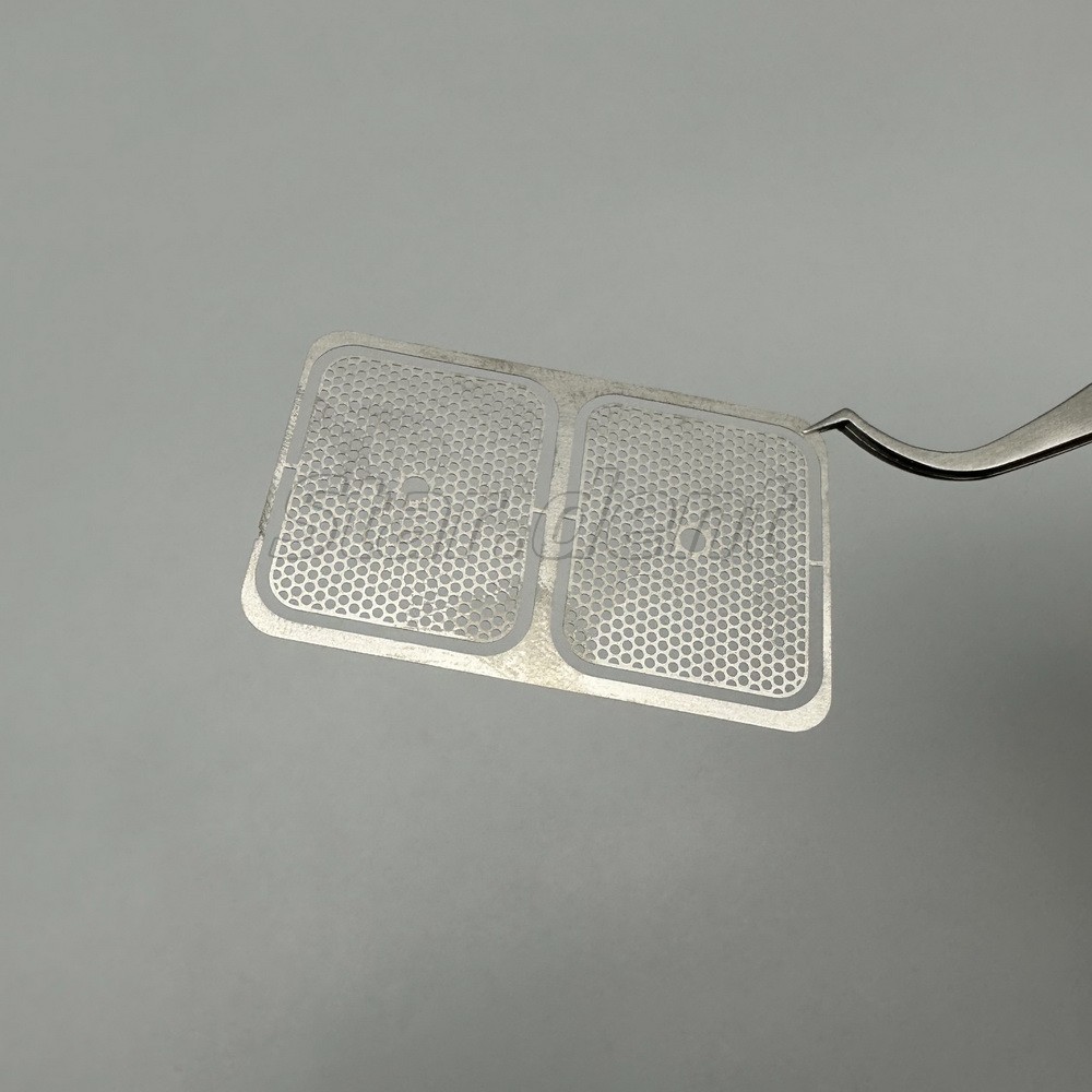 Dental Fixture Titanium Barrier Membrane Mesh Plates GBR Flexible Safety 2in1