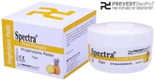 Dental SPECTRA Prophylaxis Polishing Paste After Scaling 75g Jar PINEAPPLE