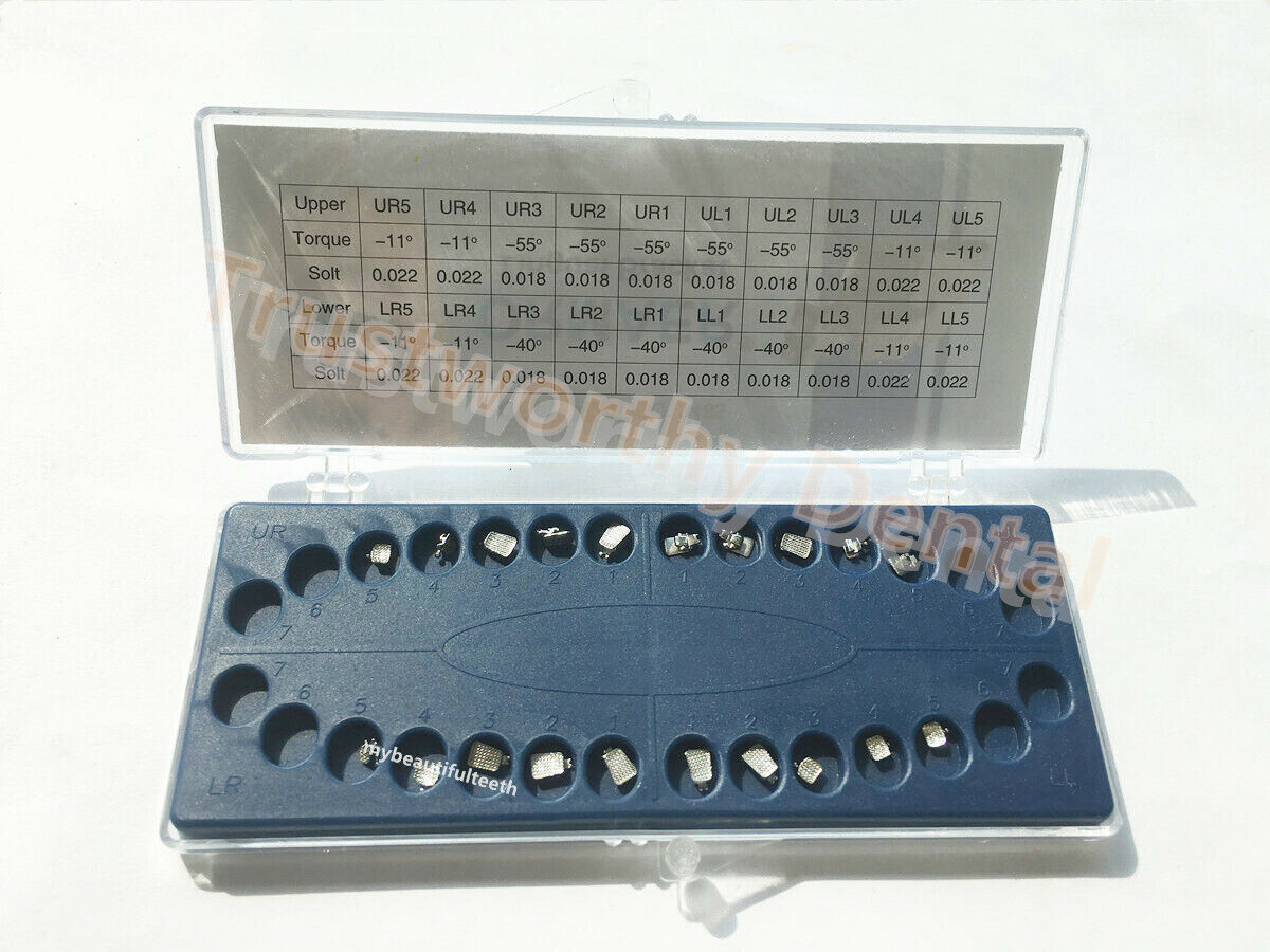 Dental Lingual Brackets Mini Metal Bracket 018 Orthodontic Invisible Inside