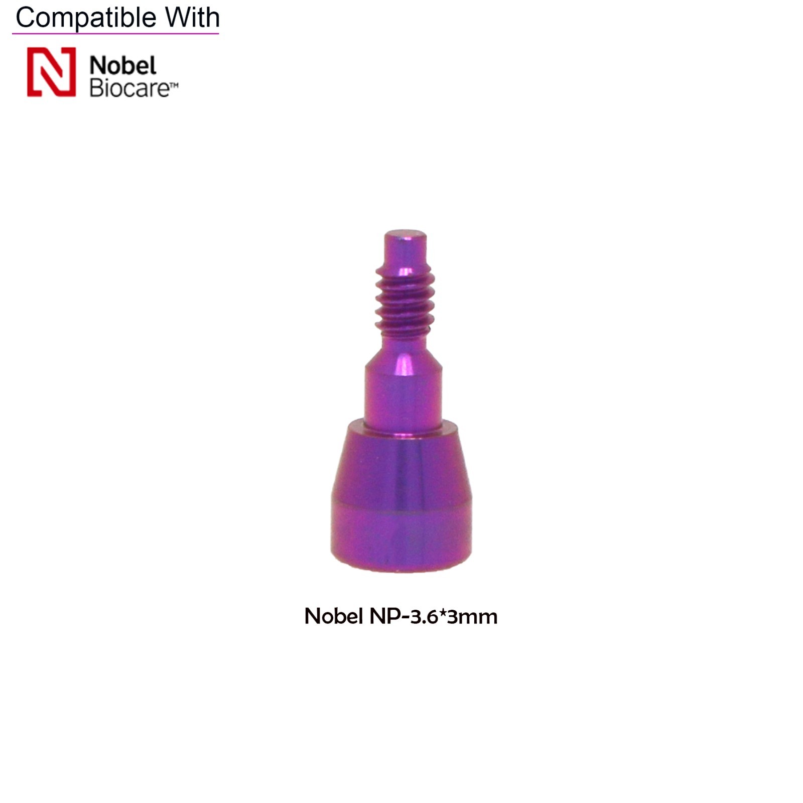Dental Healing Abutments/Transfer Coping Open/Closed NP/RP Tray For Nobel Active