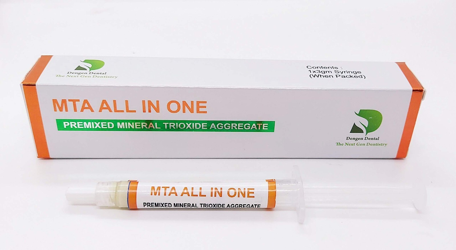Dengen MTA All In One Cement Endodontic Root Canal Filling 3gr Cem Fast Ship