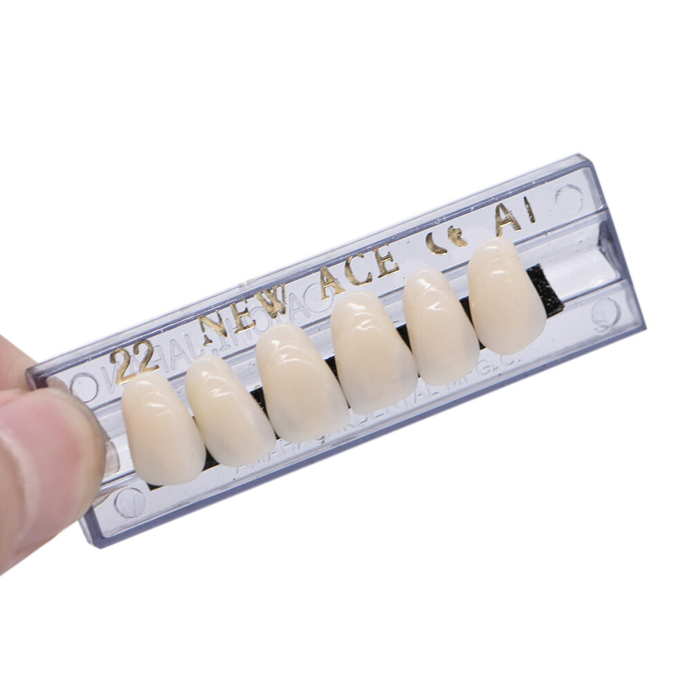 168Pcs Acrylic Resin Denture #22 Dental Upper Lower Shade A1 Teeth Set US