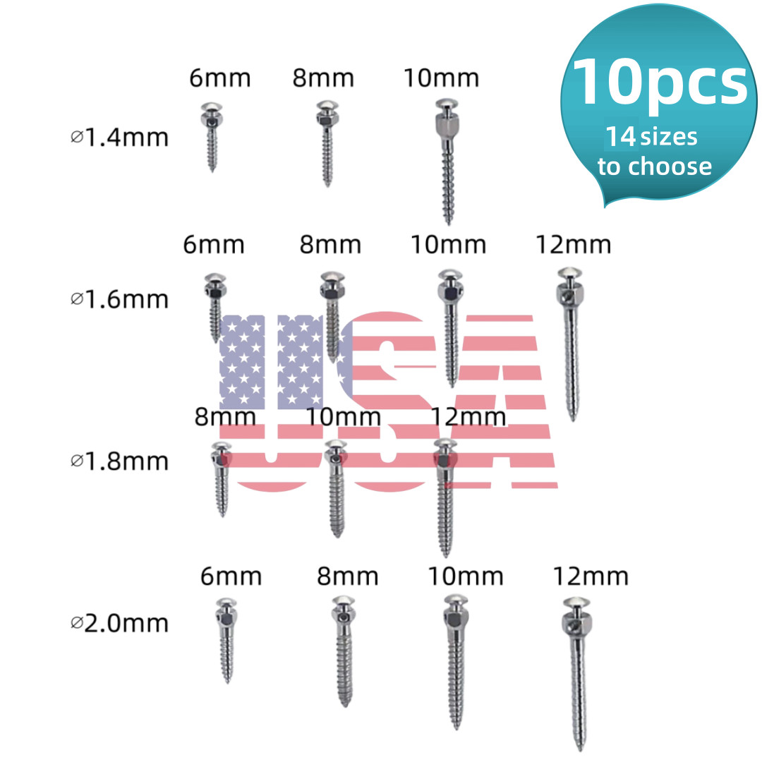 Dental Orthodontic Mini An Implant Micro Screws Titanium TC4 Screw TAS Anchorage